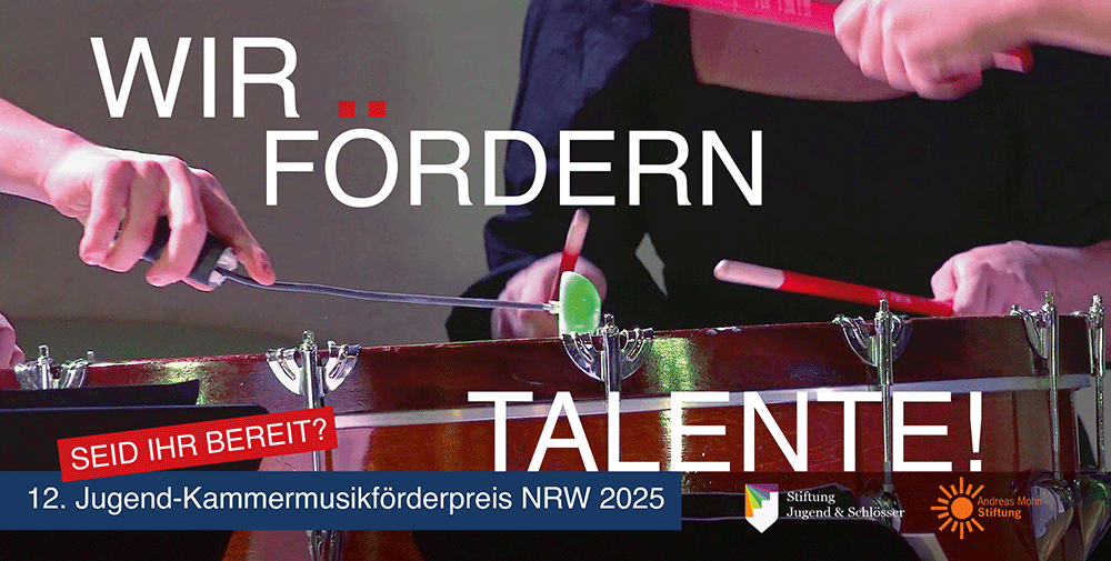 Aufruf Wettbewerb Jugend-Kammermusikförderpreis NRW 2025